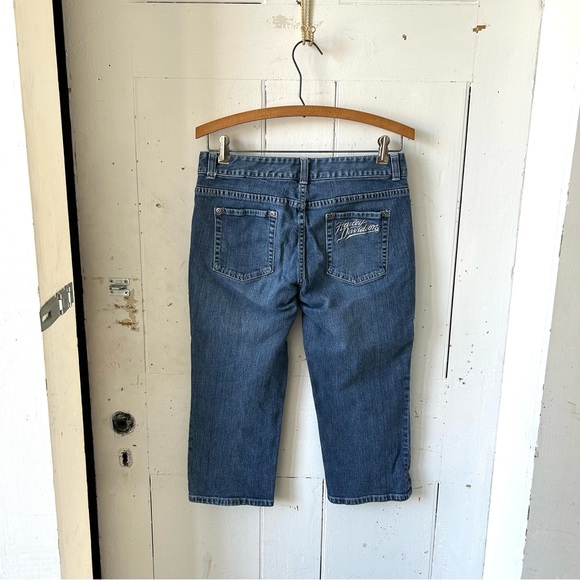 Vintage Y2K Harley Davidson Capris Jean Pants - Picture 5 of 15